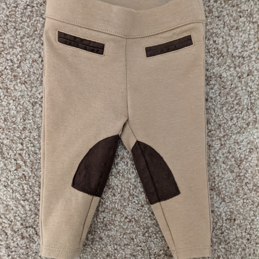 Janie and Jack Sweet Stables Pink Riding Pants